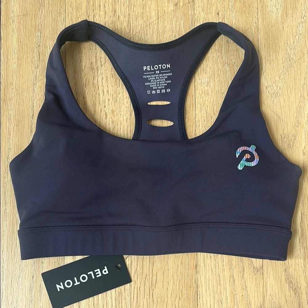 Peloton Charcoal Sports Bra
